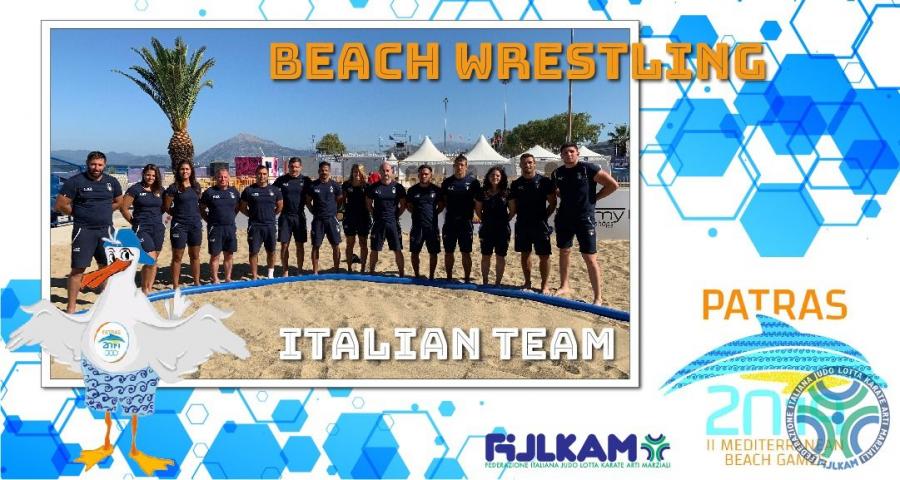 GIOCHI MEDITERRANEO  BEACH WRESTLING2019 PATRASSO