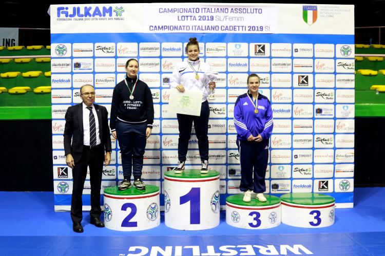 Lotta - Campionati  Italiani Assoluti stile libero e femminile