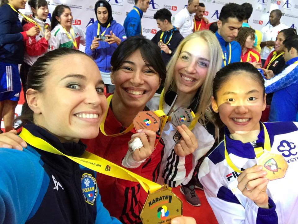 Sara Cardin vince l'oro alla WKF Premier League di Dubai! Battuta la tedesca Bitsch per 3-1 