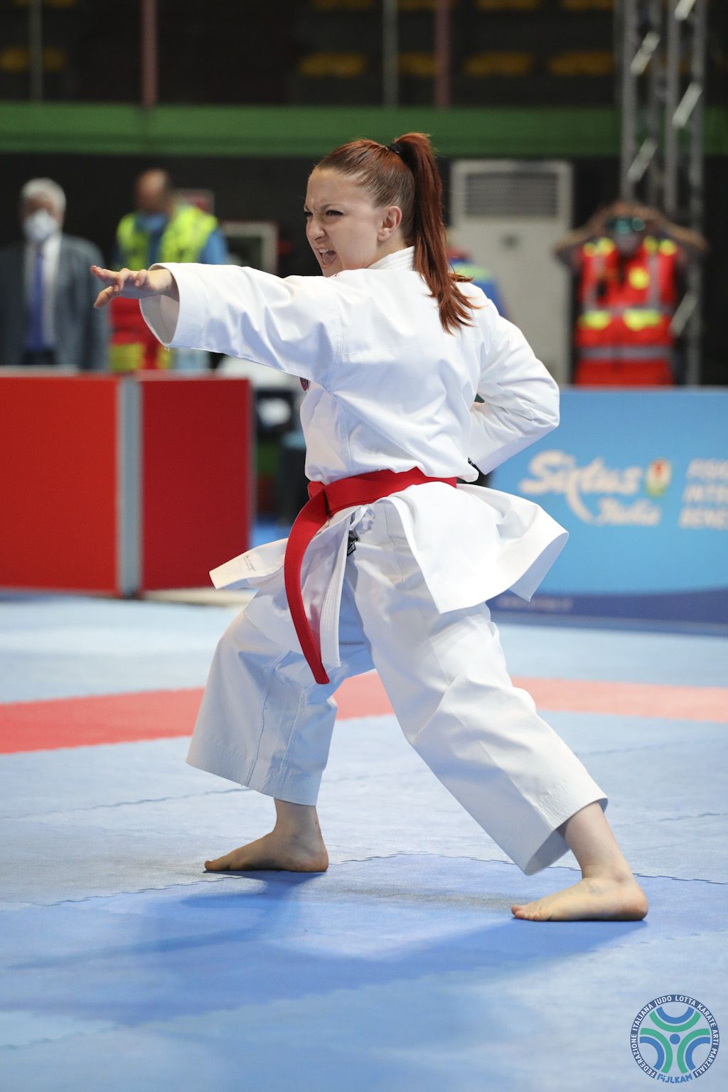 Carolina Amato in azione ai Campionati italiani U21 del 2021