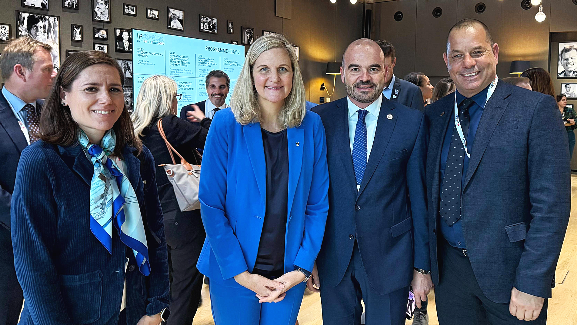 Benetello e wkf incontrano presidente CIO kirsty coventry