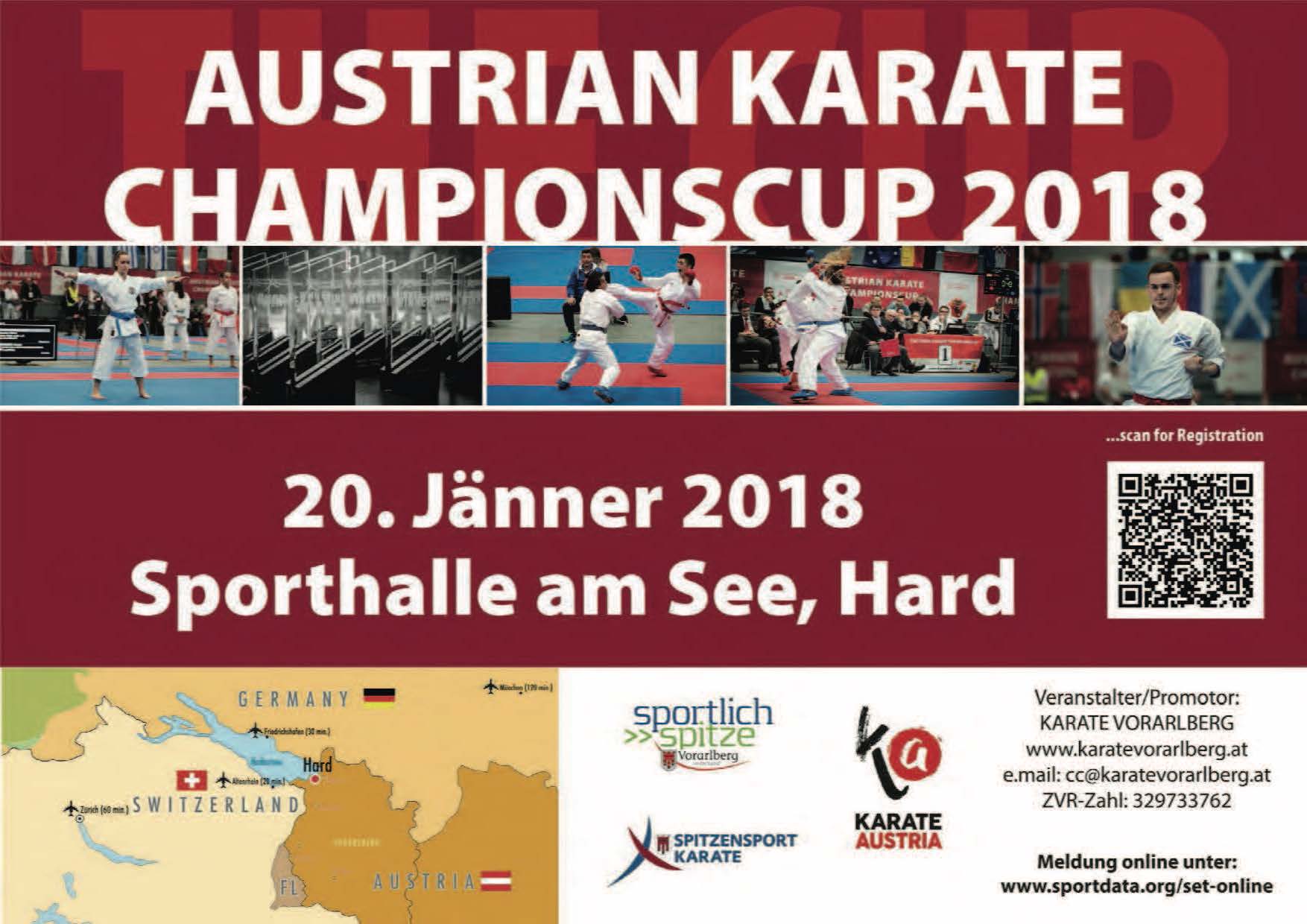 Le Nazionali Cadetti, Juniores e Under 21 domani impegnate nell'Austrian Karate Championscup 2018