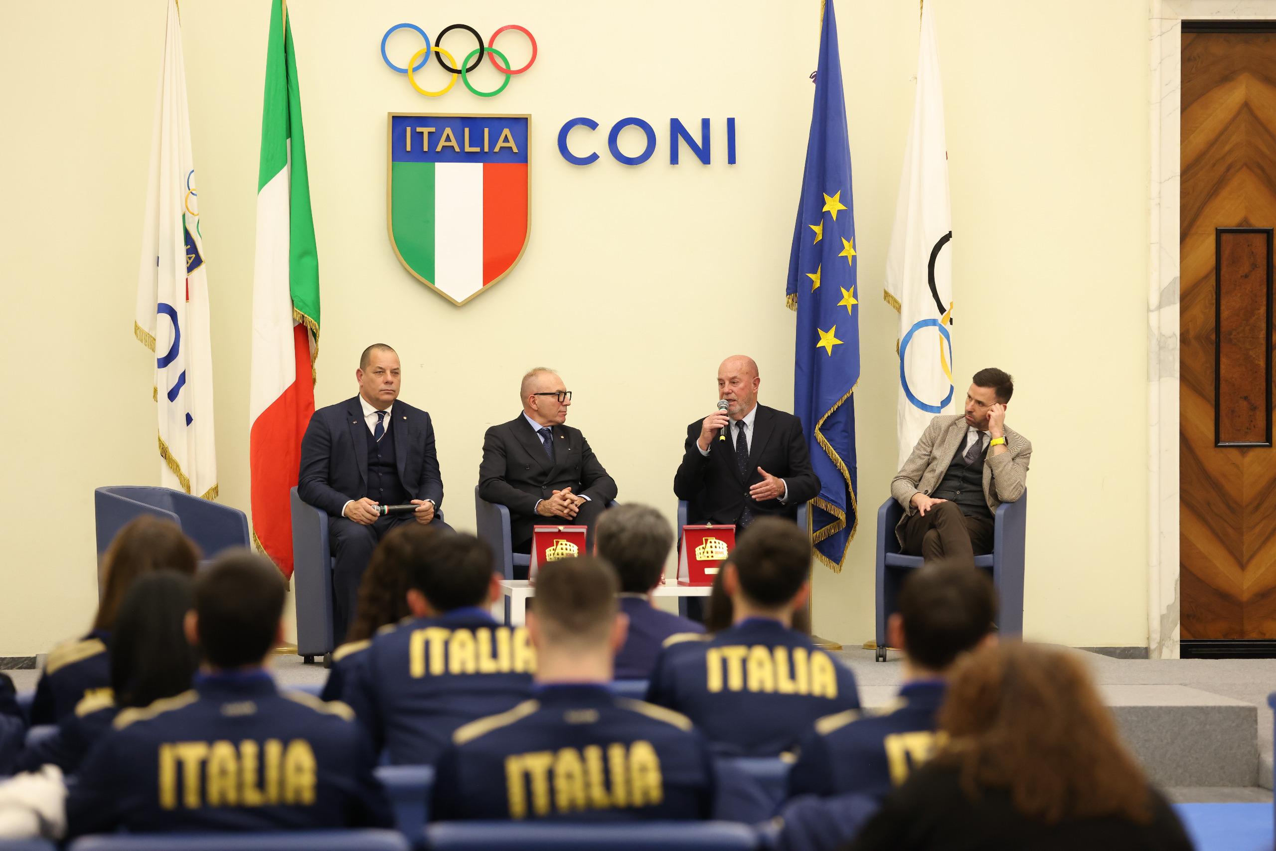 Conferenza Stampa Premier League Roma Salone dOnore CONI 2