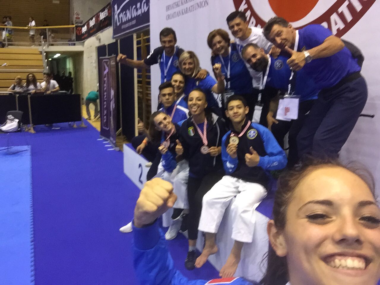 Al Karate 1 Youth Cup di Umag una pioggia di medaglie per gli atleti italiani!