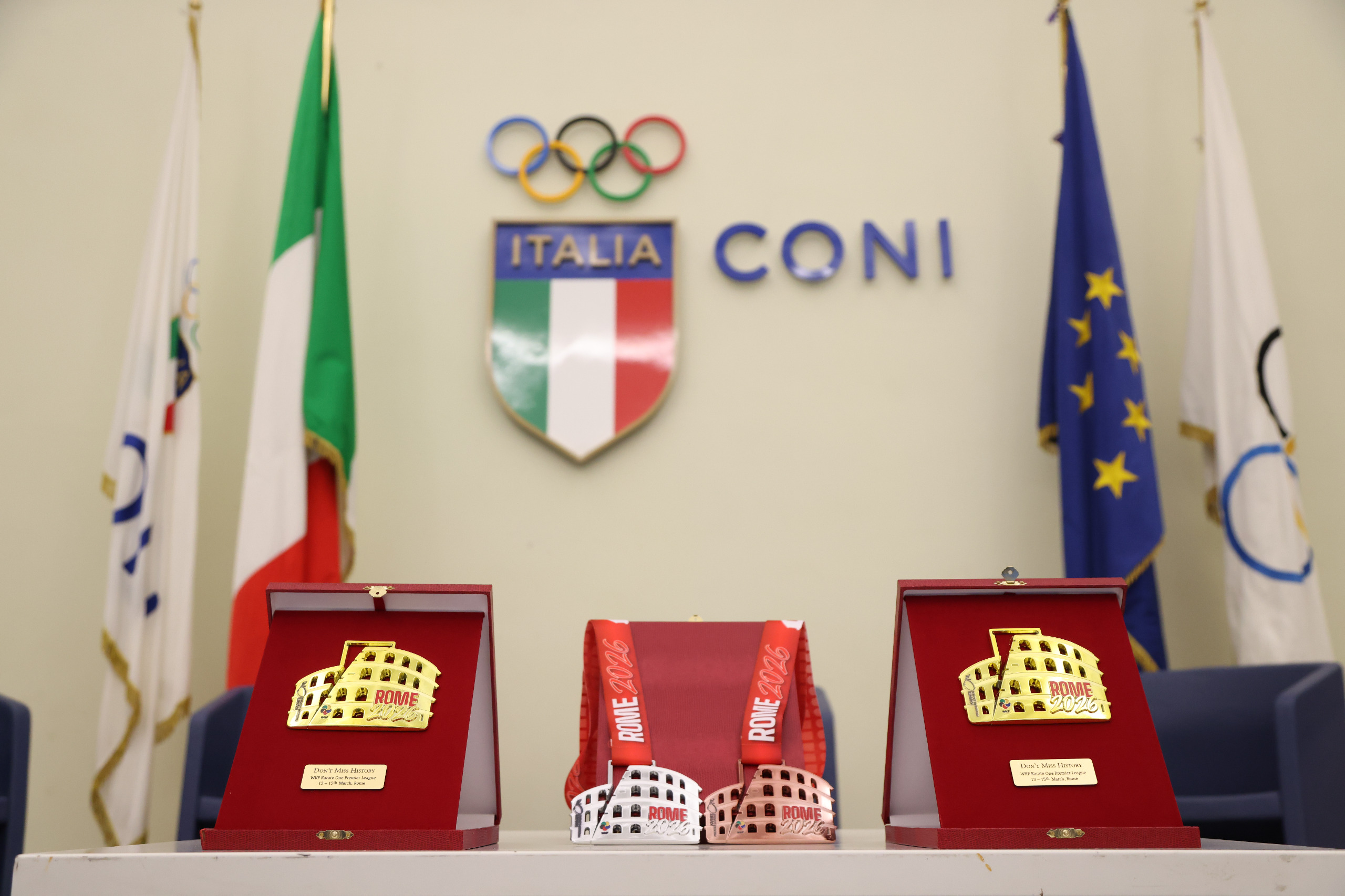 Medaglie Premier League Roma 2026