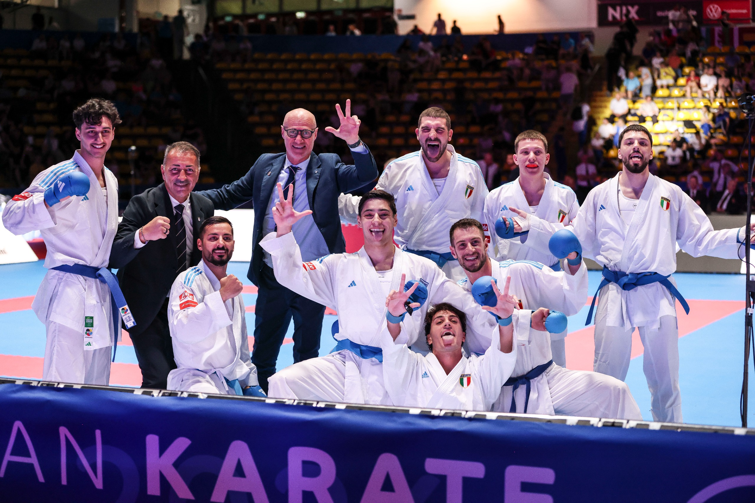 Squadra Kumite Maschile Oro Europei 2026 X