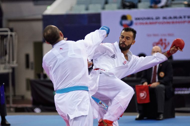 Squadra maschile kumite 2 Mondiali Dubai 2021