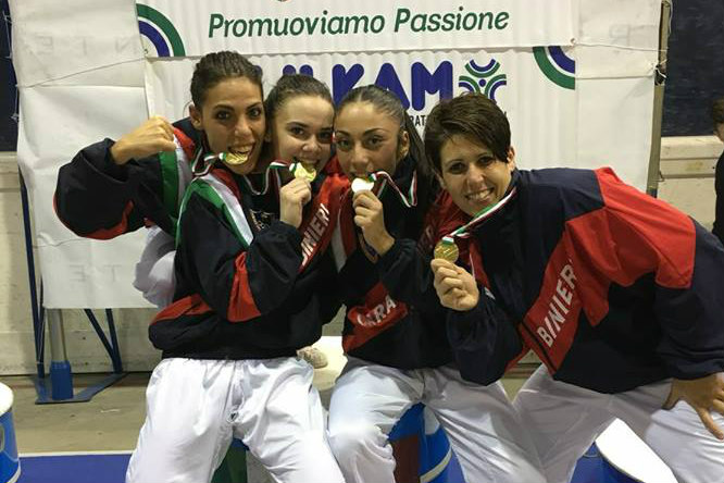 Campionati Assoluti a squadre, Oro per Karate Camaiore e Master Rapid nel Kata, nel Kumite vincono Carabinieri e Team Karate Ladispoli