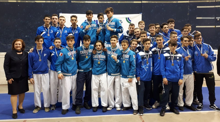 Ad Ariccia assegnati i titoli italiani giovanili a squadre di Karate