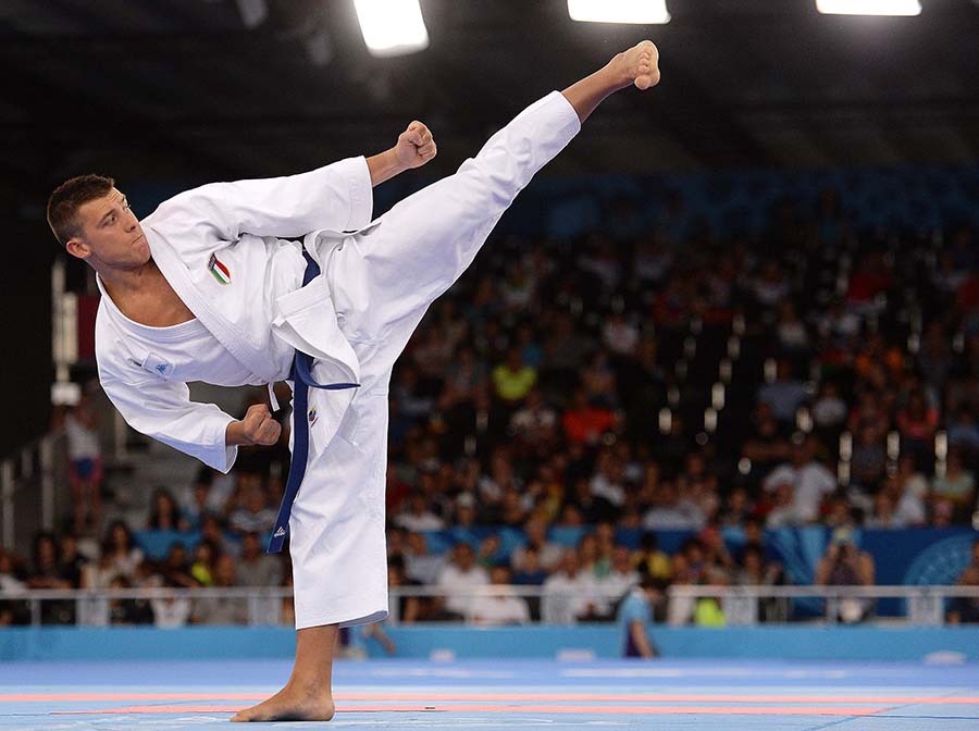 Mattia Busato vince i Campionati Italiani Assoluti di Kata. Domani la gara femminile