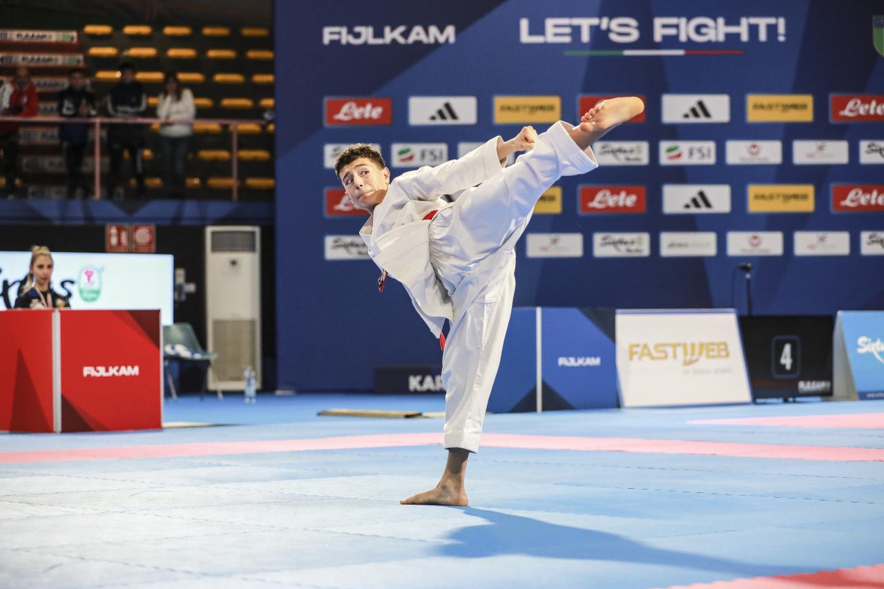 Cadetti in azione ai Campionati Italiani di Karate 2024