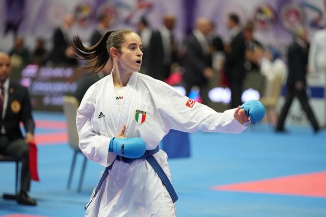 Irene Marturano in azione ai Mondiali Giovanili 2022