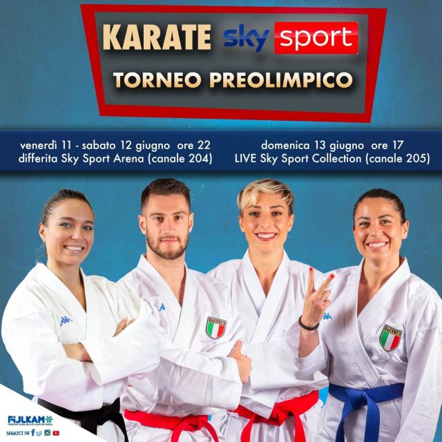 I quattro convocati azzurri per il Torneo di Qualificazione Olimpica di Parigi, in diretta su Sky Sport