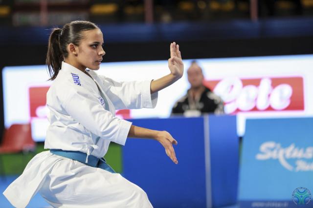 Miriam Ederar in azione ai campionati italiani juniores 2023