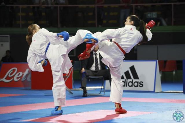 kumite femminile ai Campionati Italiani a Squadre