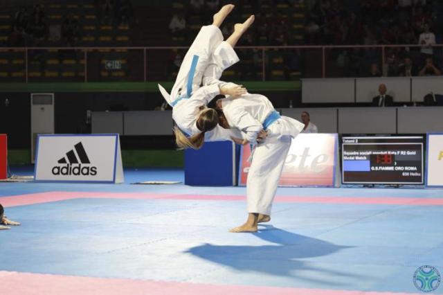 Kata femminile ai Campionati Italiani a Squadre Sociali