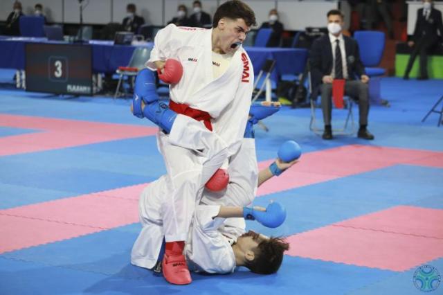 Carmine Luciano in azione ai campionati italiani U21