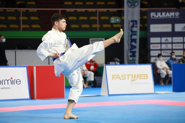 un momento dei campionati italiani cadetti di kata