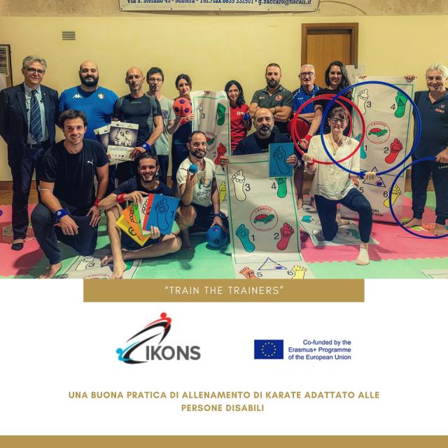 Un momento del corso Train the trainers del progetto Ikons