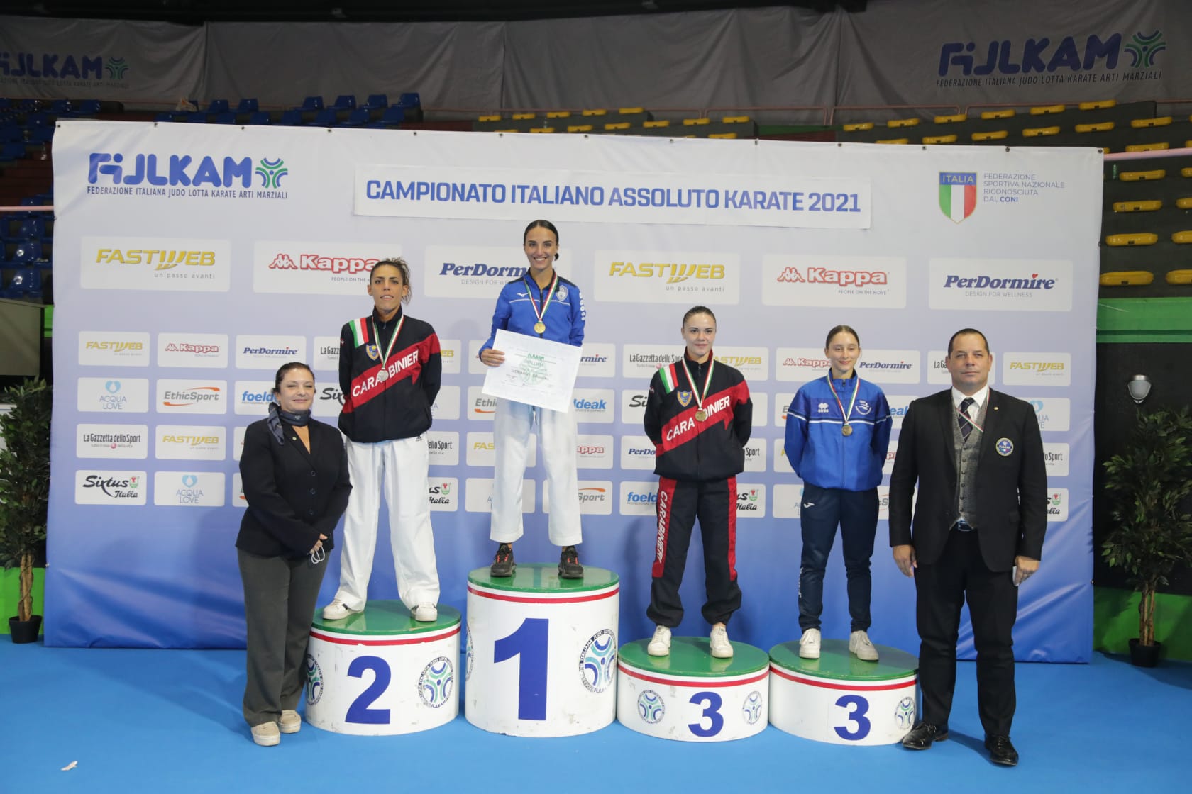 podio assoluti 2021 55kg