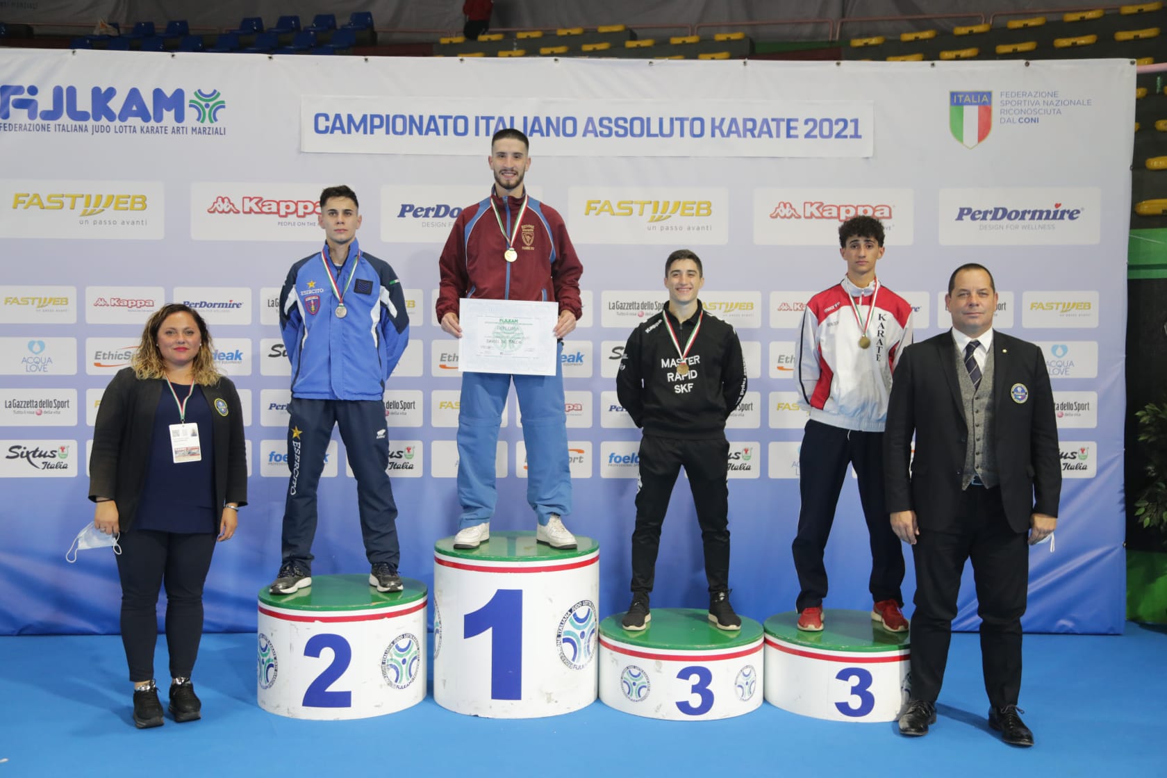 podio assoluti 2021 60kg