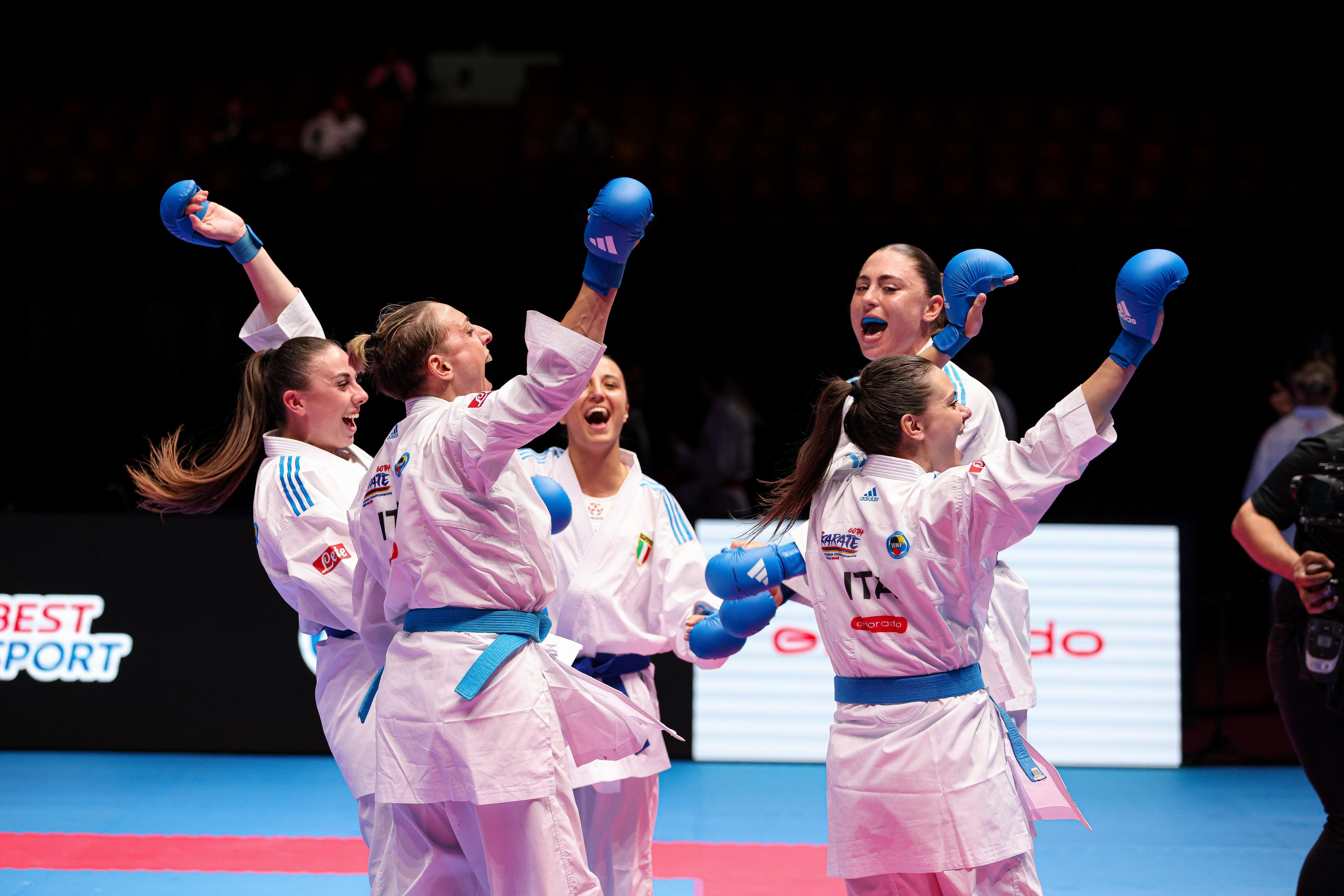 squadra femminile kumite bronzo EUropei 2025
