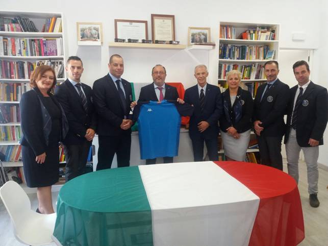 La delegazione della Nazionale di Karate incontra il Console di Tenerife
