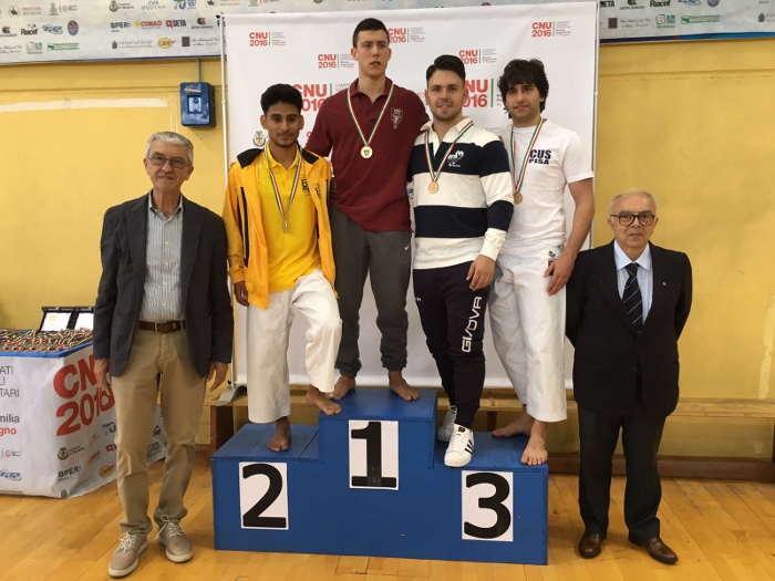 I Campioni Nazionali Universitari Maschili 2016.