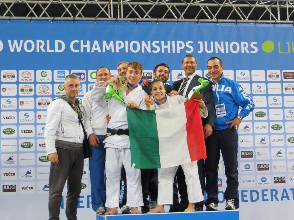 Antonio Esposito campione del mondo junior a Lubiana, Giuffrida bronzo