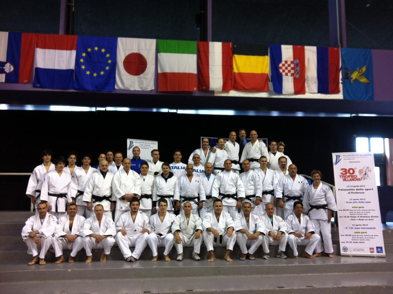 Italia senza rivali nell’EJU Kata Tournament a Pordenone