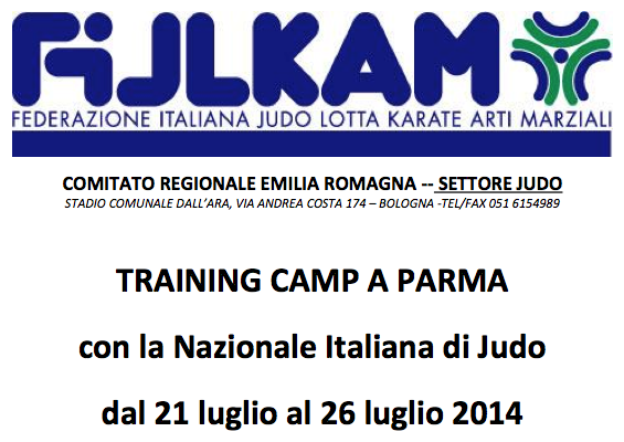 Training Camp a Parma con Italia, Belgio, Svizzera, Polonia, Austria, Slovenia