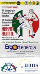 KUMITE - A Lanciano partecipazione record ai Tricolori - TROFEO AAMS