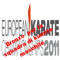 Terza giornata dell'Europeo Seniores, ancora una medaglia: Bronzo per la Squadra di kumite maschile