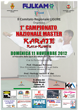 A Savona il 1° Campionato Nazionale Master