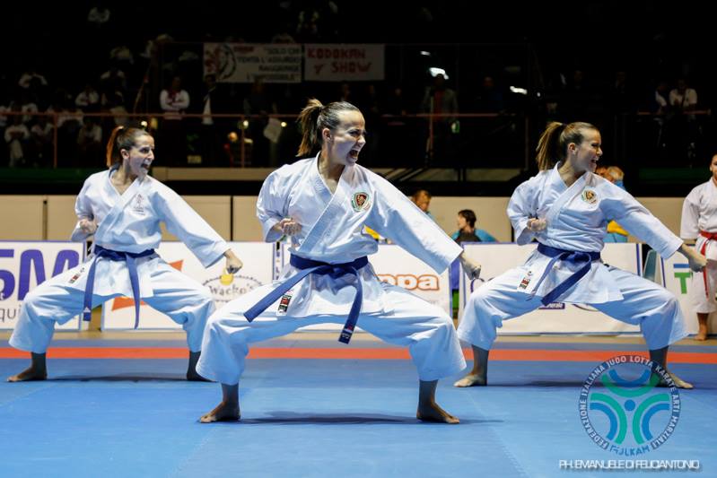 Terzo posto Mondiale per la squadra femminile Italiana di Kata