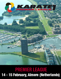 La WKF Premier League1 di Karate si sposta ad Almere