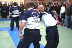 Security Expo 2008: grande interesse per le esibizioni degli Istruttori MGA FIJLKAM della Polizia Penitenziaria 