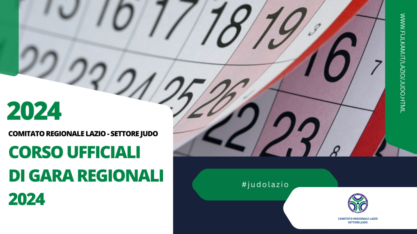 Federazione Italiana Judo Lotta Karate e Arti Marziali CORSO