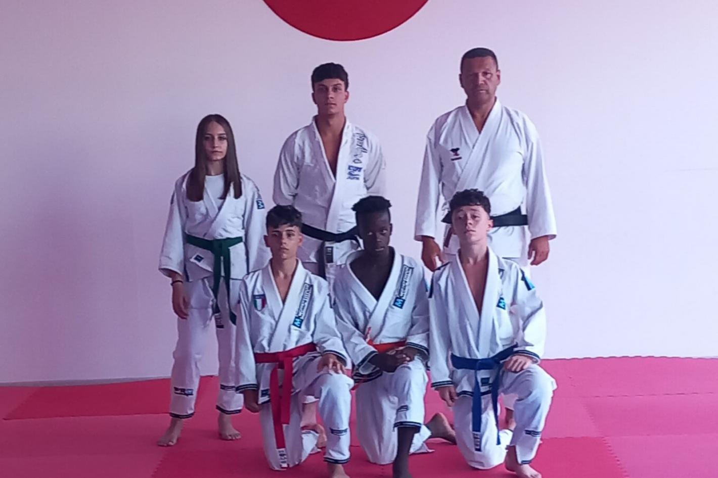 Federazione Italiana Judo Lotta Karate e Arti Marziali Tre atleti