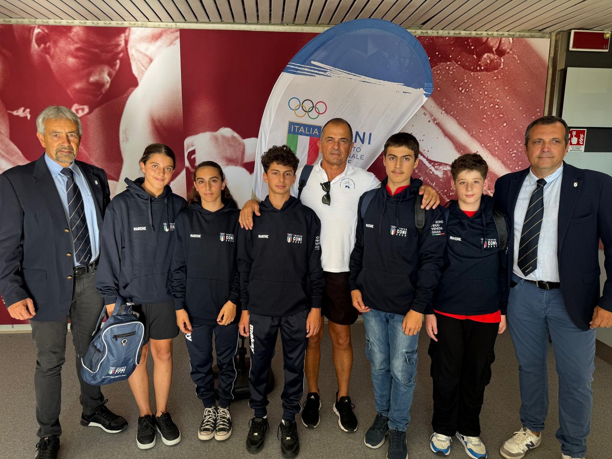 La squadra del settore Judo