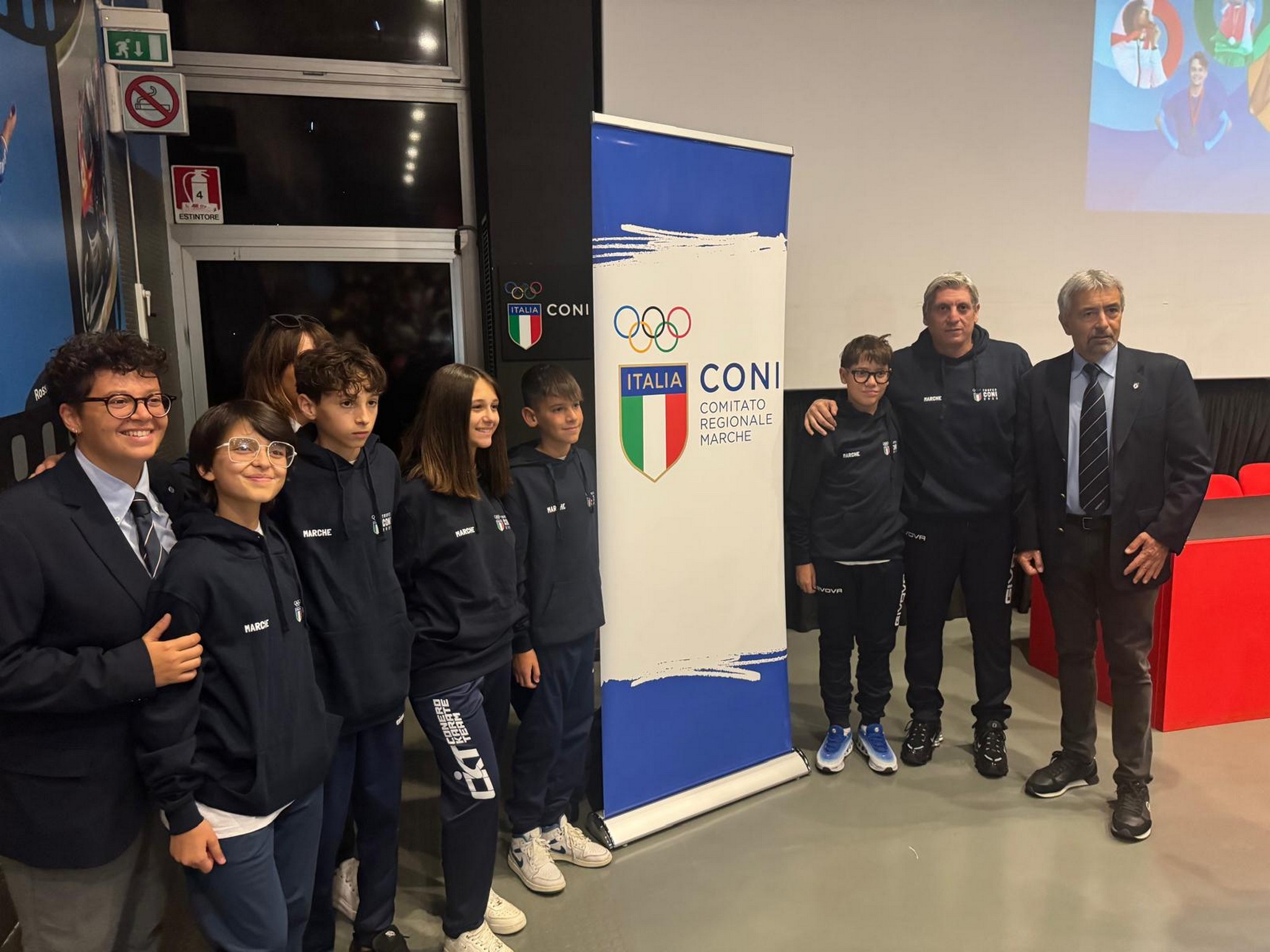 La squadra del settore Karate