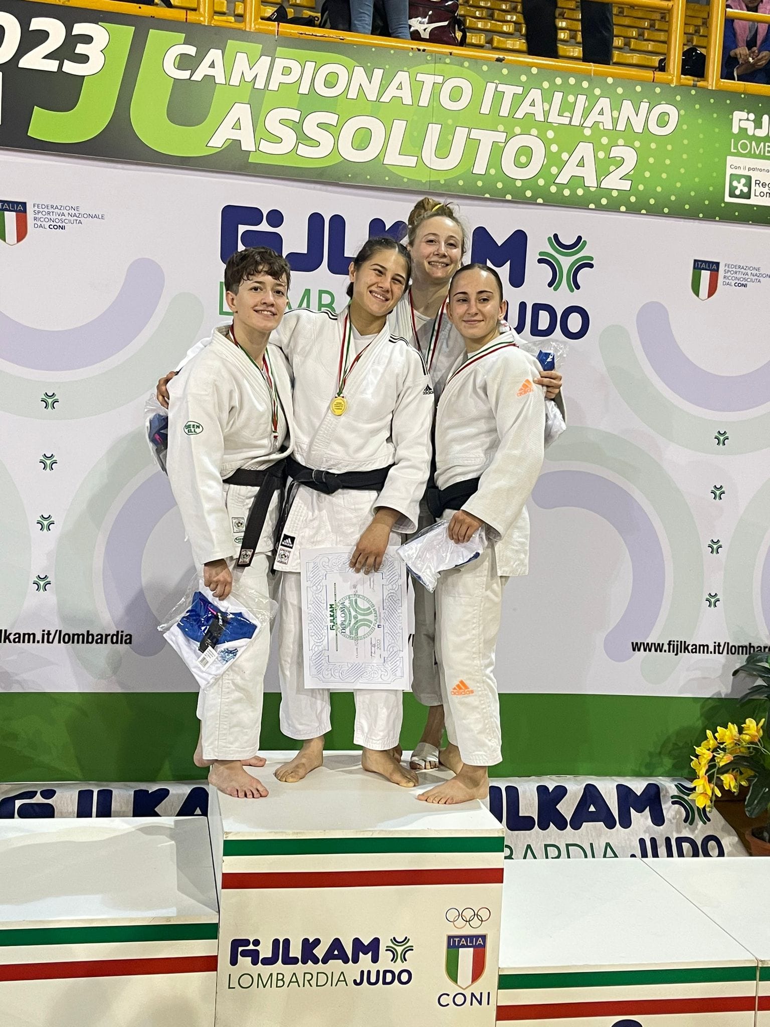 Federazione Italiana Judo Lotta Karate e Arti Marziali Due medaglie
