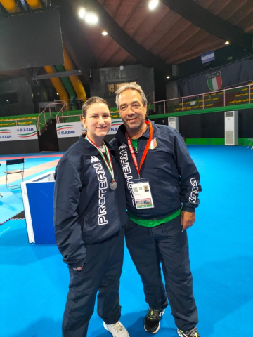 fderola giorgia2 con coach nicola ciarloni