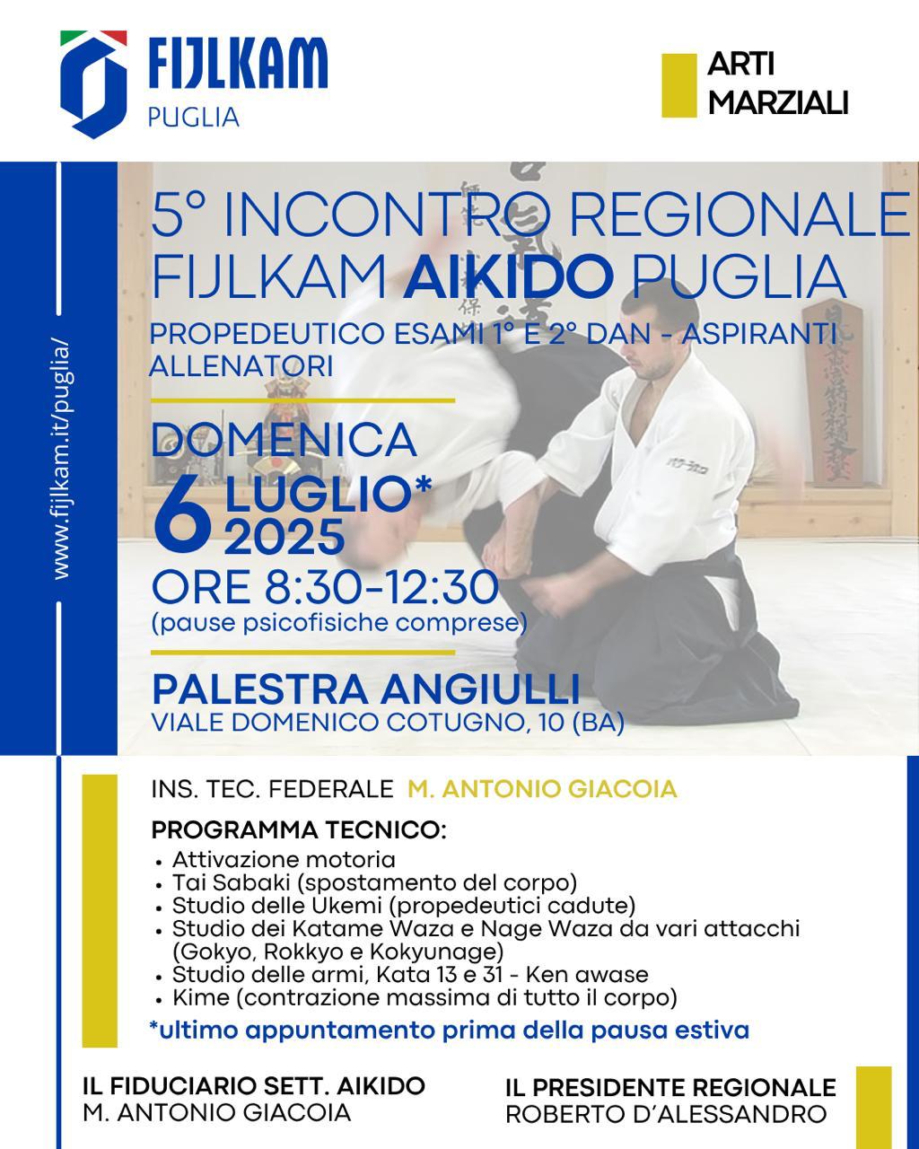 Aikido 5 appunt
