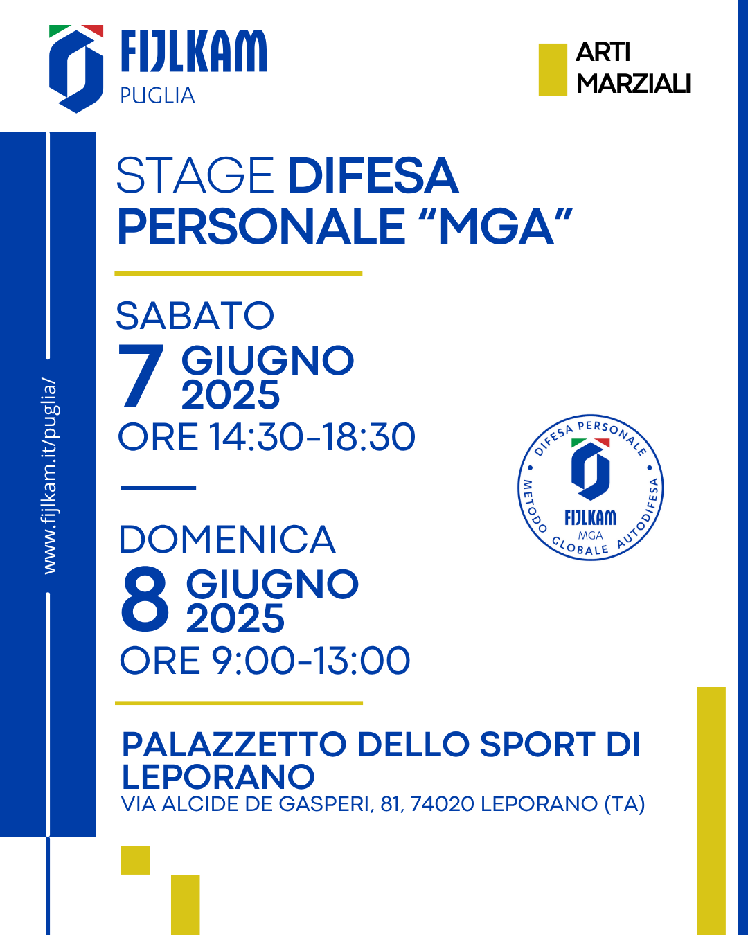 Stage MGA