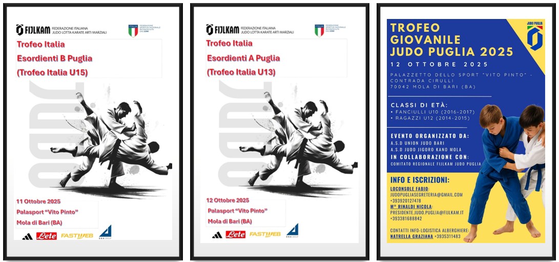 Judo Puglia 11 12 Ottobre