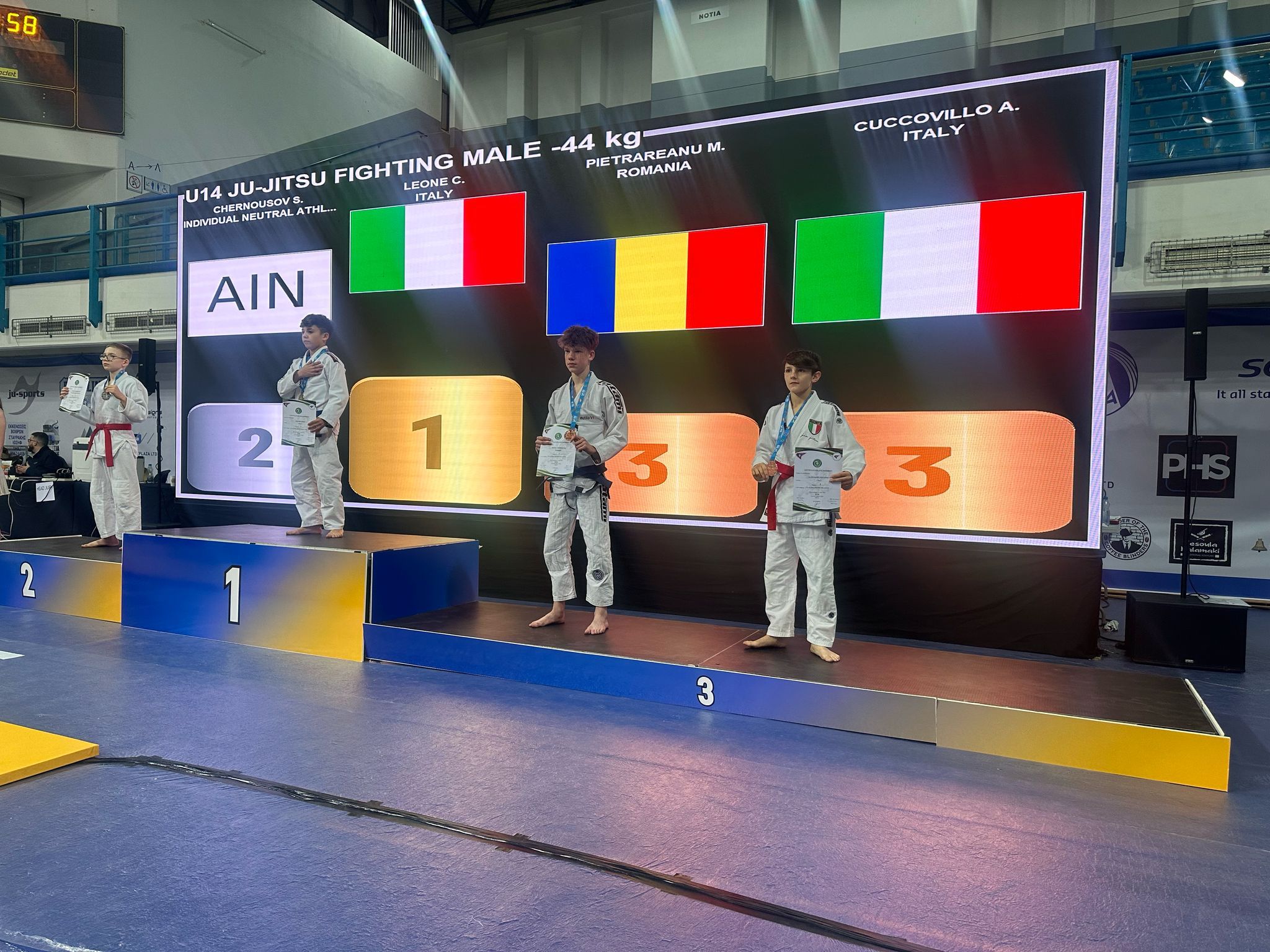 Cuccovillo A 3 Podio 44Kg