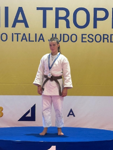 Francesca Sechi sul podio