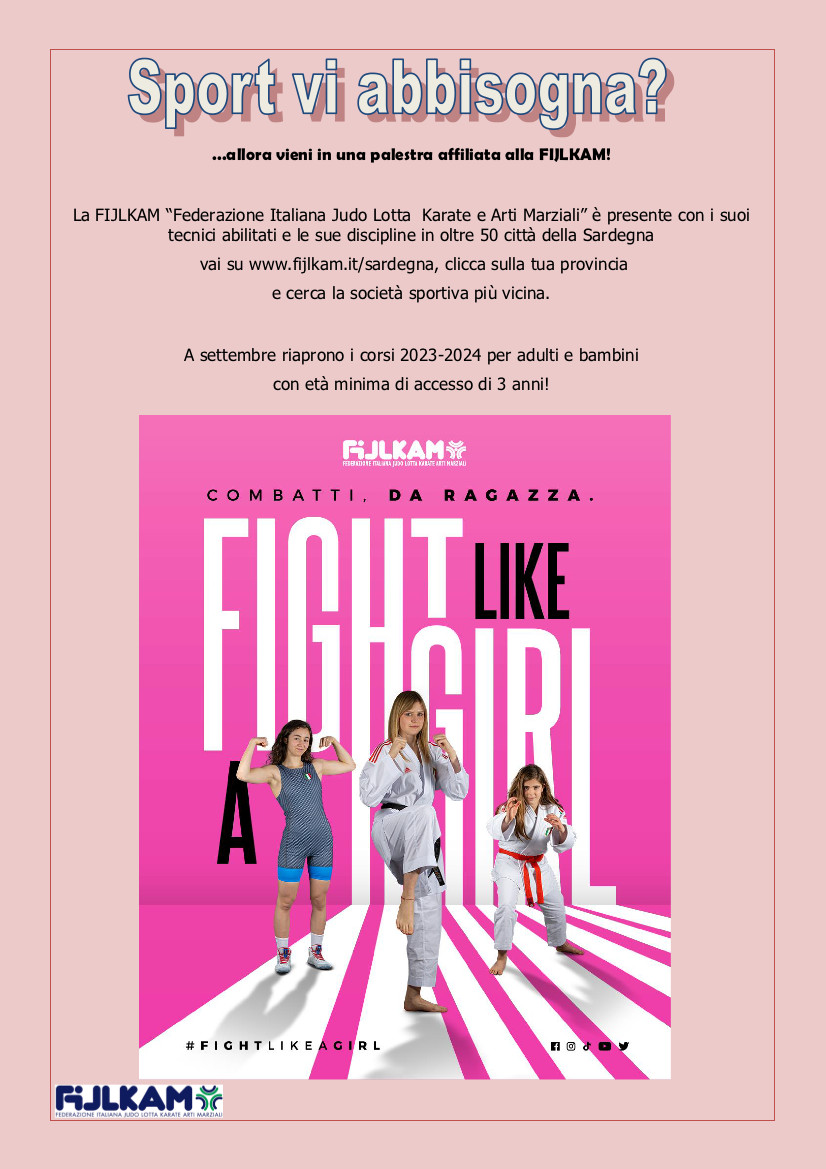 Fijlkam in Sardegna