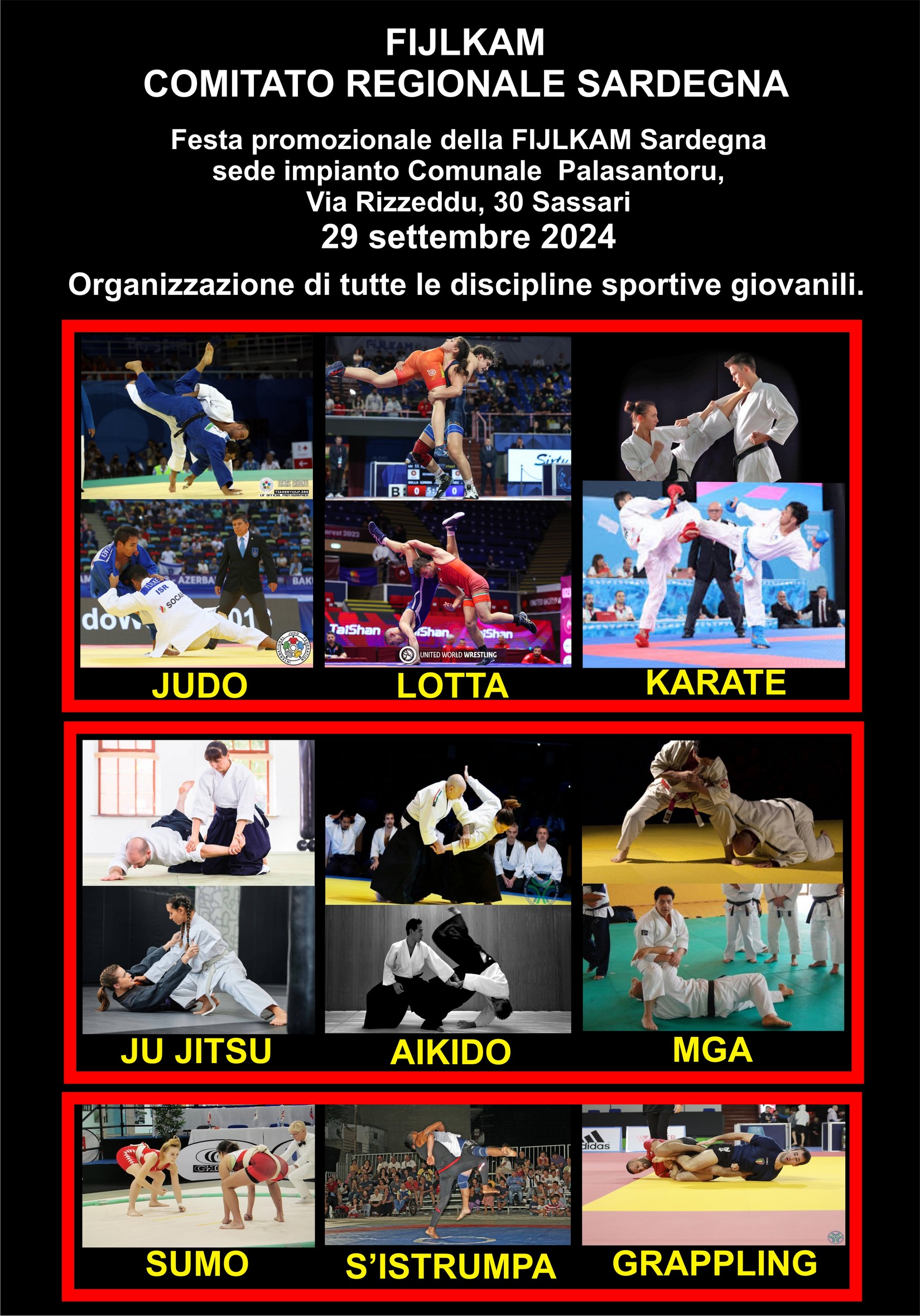 LOCANDINA FESTA DELLA FIJLKAM